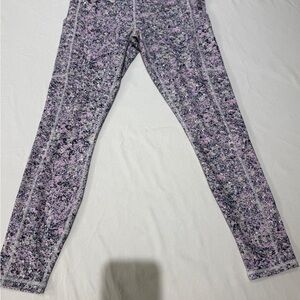 Fabletics Women Leggings in Purple and Black design